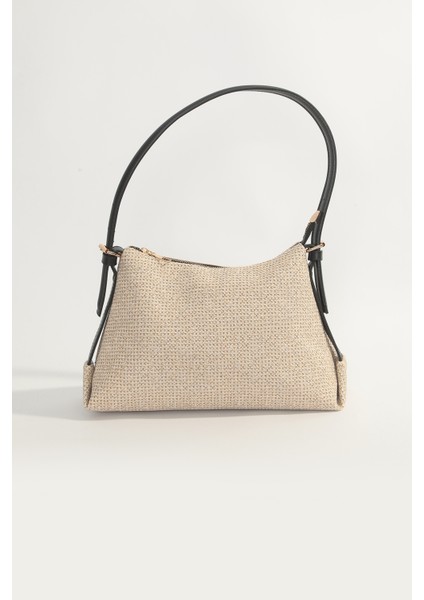 Hasır Dokulu Baget Omuz Çantası modelleri