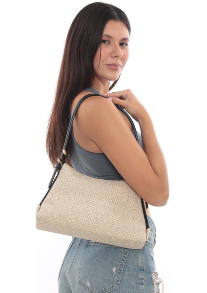 Hasır Dokulu Baget Omuz Çantası indirimleri
