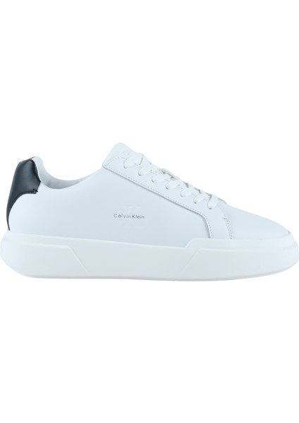 Chunky Cupsole Erkek Beyaz Deri Ayakkabı (YM0YM01344-01W)