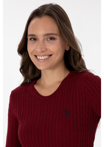 Kadın Bordo Kazak /triko 50313626-VR014 fiyatları