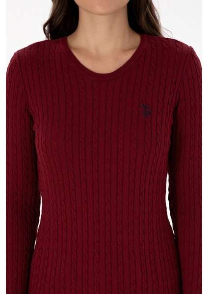 Kadın Bordo Kazak /triko 50313626-VR014