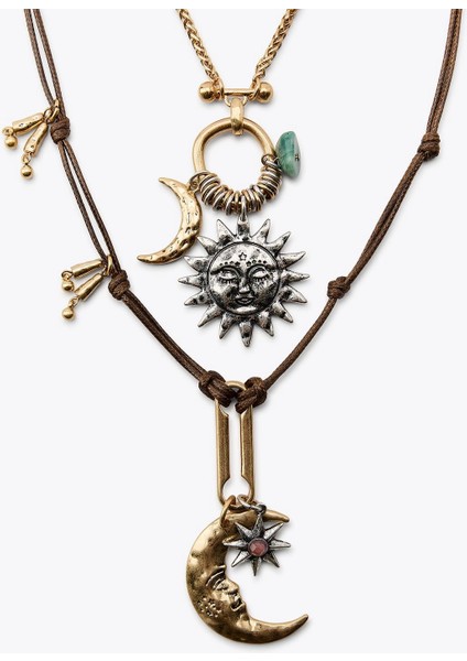 Güneş ve Ay Charm Kolye fiyatları