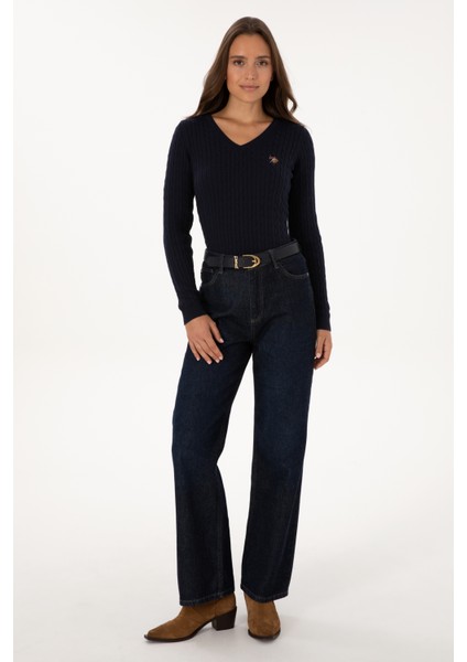 Kadın Lacivert Kazak /triko 50307700-VR033 fırsatları