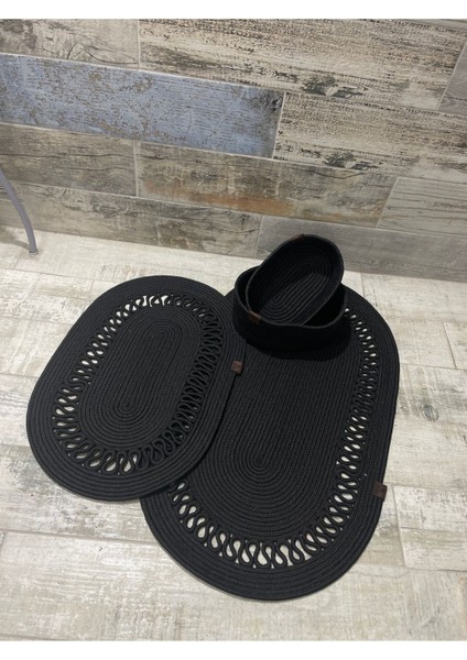 Doğal Jüt ve Hasır Banyo Paspası ile Sepet Takımı – Şık, Dayanıklı ve Dekoratif Banyo Aksesuar Seti indirimleri