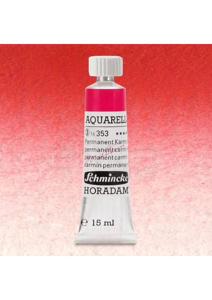 Horadam Aquarell Tube 15ML Seri 3 Permanent Carmine 353