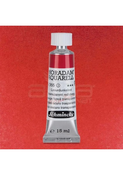 Horadam Aquarell Tube 15ML Seri 1 Transparent Red Deep 355