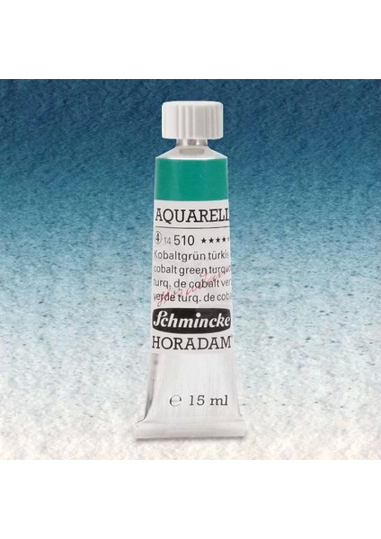 Horadam Aquarell Tube 15ML Seri 4 Cobalt Green Turquoise 510