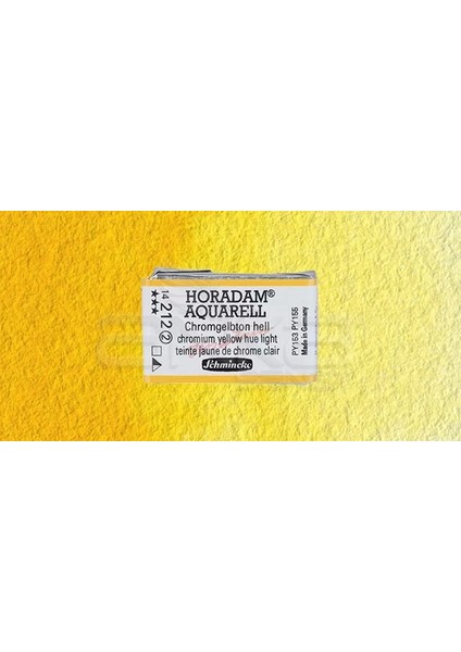 Horadam Aquarell 1/1 Tablet 212 Chrome Yellow Light Seri 2