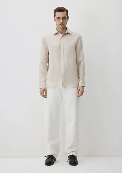 Erkek Uzun Kol Gömlek Kum Beji 0211496-70134 modelleri