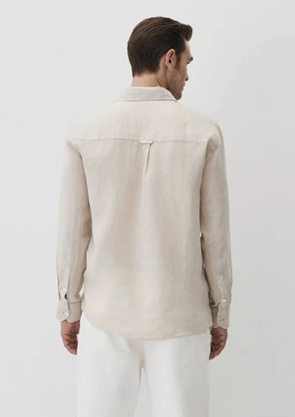 Erkek Uzun Kol Gömlek Kum Beji 0211496-70134 fırsatları