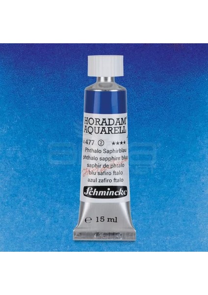 Horadam Aquarell Tube 15ML Seri 2 Phthalo Sapphire Blue 477