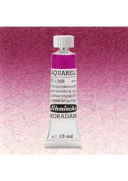 Horadam Aquarell Tube 15ML Seri 2 Quinacridone Violet 368