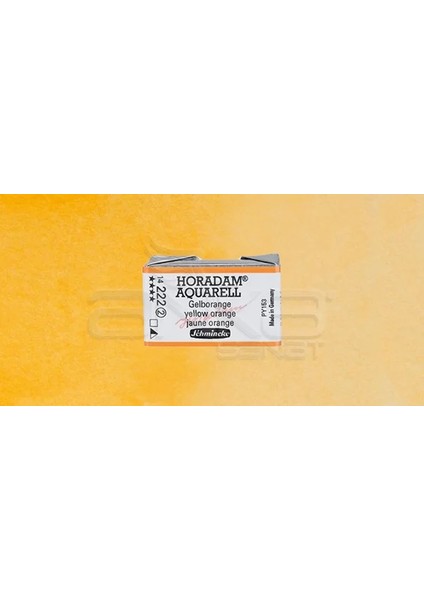 Horadam Aquarell 1/1 Tablet 222 Yellow Orange Seri 2