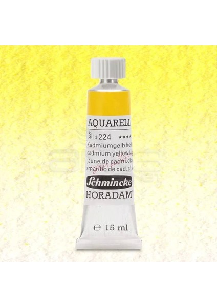 Horadam Aquarell Tube 15ML Seri 3 Cadmium Yellow Light 224