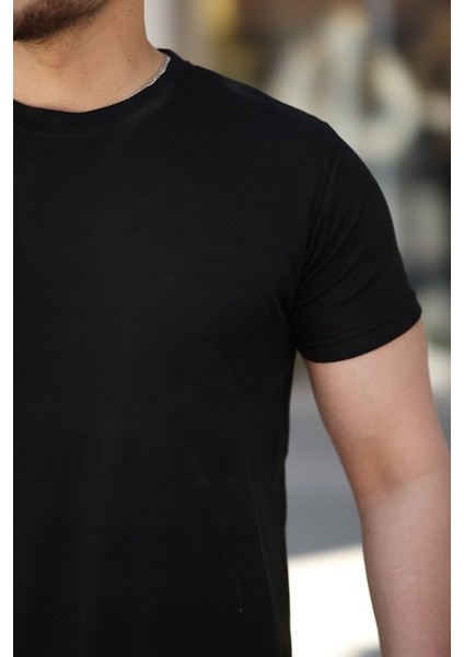 Erkek Mini Jakarlı Kısa Kollu T-Shirt modelleri