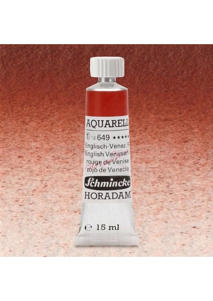 Horadam Aquarell Tube 15ML Seri 1 English-Venetian Red 649