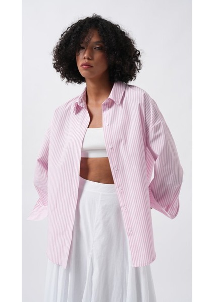 Çizgili Basic Gömlek indirimleri
