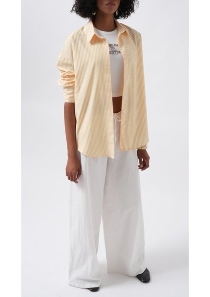 Çizgili Basic Gömlek