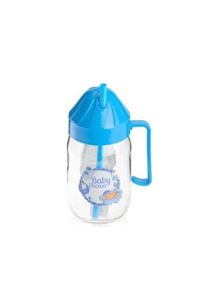 Kulplu Pipetli Bardak - Asorti - 300 ml fiyatları