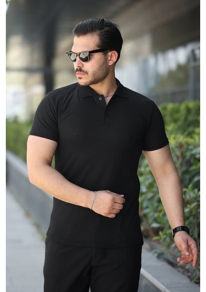 Erkek Kısa Kollu Yakalı Tişört fırsatları