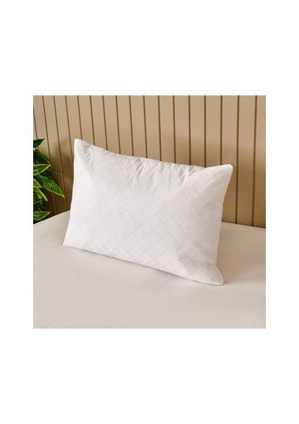 Soft Nando Basic Yastık Alezi - Beyaz - 50X70 cm