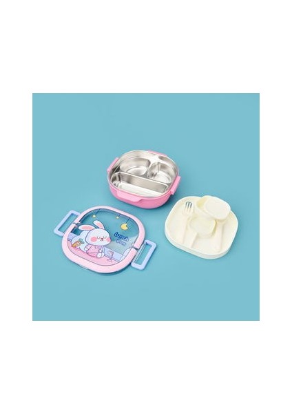 Figürlü Yemek Kabı - Pembe - 700 ml modelleri