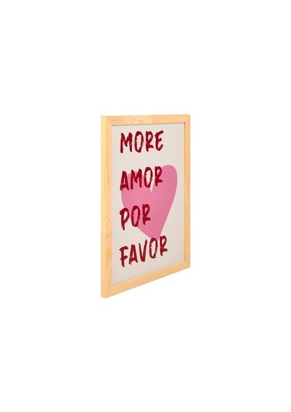Deco Bold Hearts Duvar Panosu - Kırmızı / Pembe - 30X40 cm fiyatları