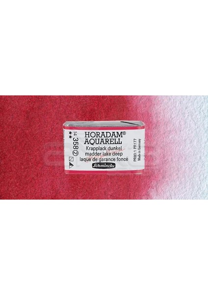 Horadam Aquarell 1/1 Tablet 358 Madder Lake Deep Seri 2