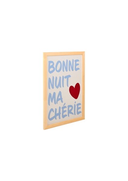 Deco Bold Hearts Duvar Panosu - Mavi - 40X60 cm fiyatları