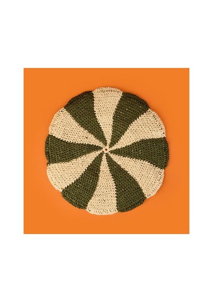 Soft Sucre Supla - Bej / Yeşil - 33X33 cm