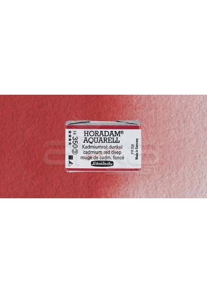 Horadam Aquarell 1/1 Tablet 350 Cadmium Red Deep Seri 3