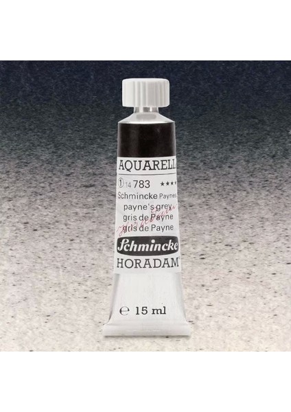 Horadam Aquarell Tube 15ML Seri 1 Schmincke Paynes Grey 783