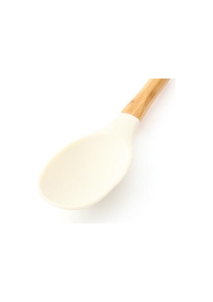 Ahşap Saplı Silikon Servis Kaşığı - Asorti modelleri