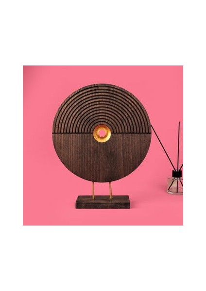 Deco Masif Ahşap Etnik Dekor - Kahverengi - 40 cm fiyatları