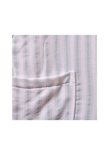 Soft Kimono Çizgili Erkek Bornoz - Beyaz / Mavi - L / Xl modelleri