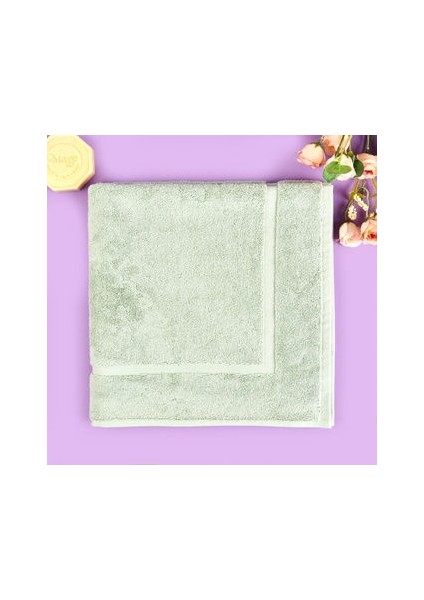 Soft Samantha Ayak Havlusu - Mint - 60X60 cm