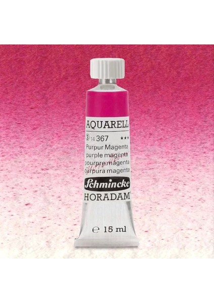 Horadam Aquarell Tube 15ML Seri 3 Purple Magenta 367