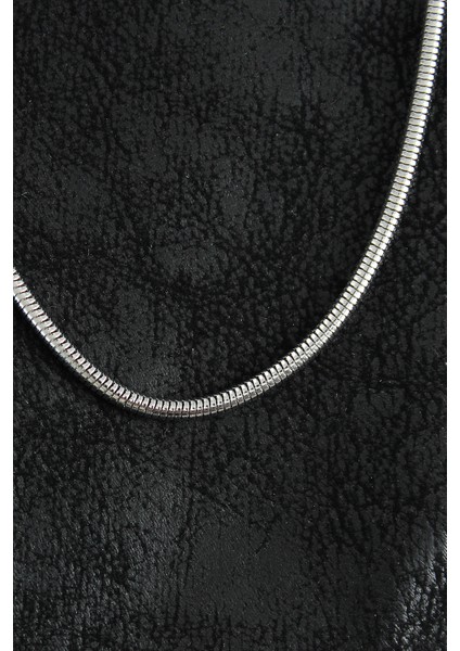 316L Çelik Oval Italyan Zincir Model Gümüş Renk Erkek Kolye - Lisinya fiyatları