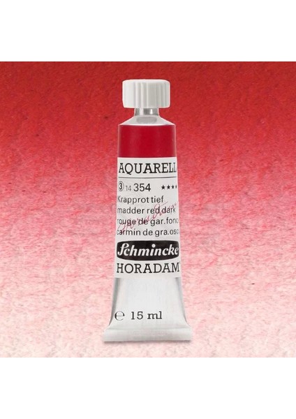 Horadam Aquarell Tube 15ML Seri 3 Madder Red Dark 354