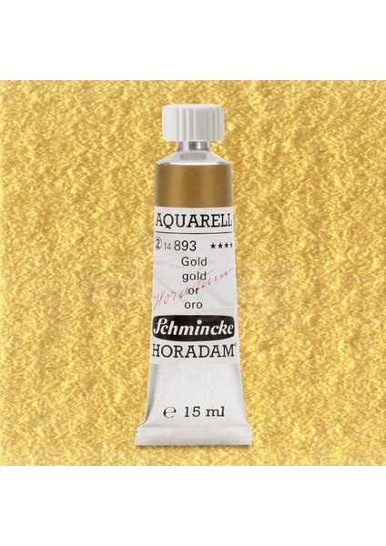 Horadam Aquarell Tube 15ML Seri 2 Gold 893
