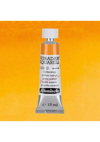 Horadam Aquarell Tube 15ML Seri 2 Yellow Orange 222