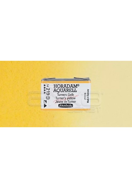 Horadam Aquarell 1/1 Tablet 219 Turners Yellow Seri 3