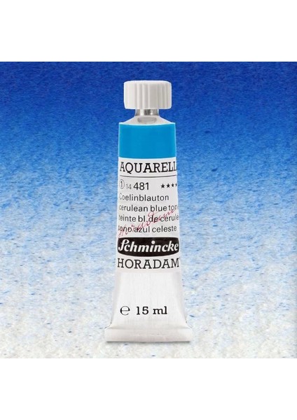 Horadam Aquarell Tube 15ML Seri 1 Cerulean Blue Tone 481