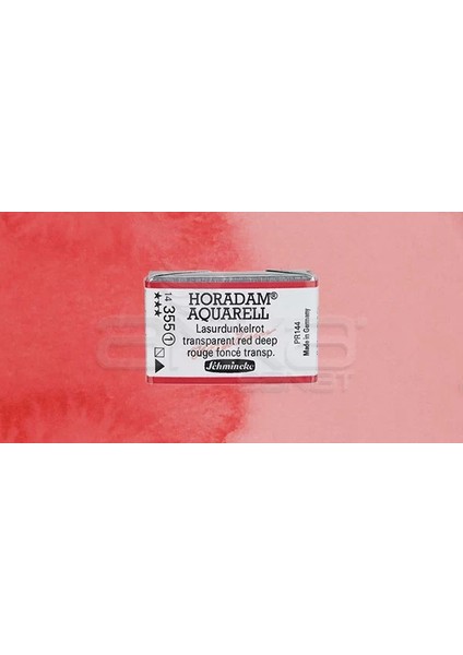 Horadam Aquarell 1/1 Tablet 355 Transparent Red Deep Seri 1