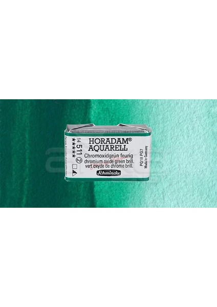 Horadam Aquarell 1/1 Tablet 511 Chrom Oxide Green Brill Seri 2