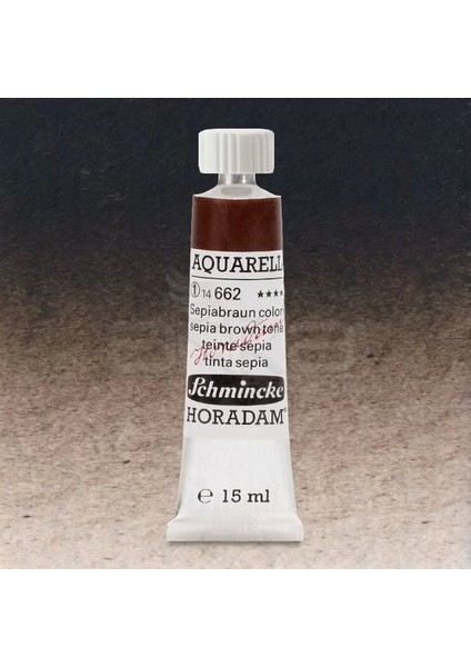 Horadam Aquarell Tube 15ML Seri 1 Sepia Brown Tone 662