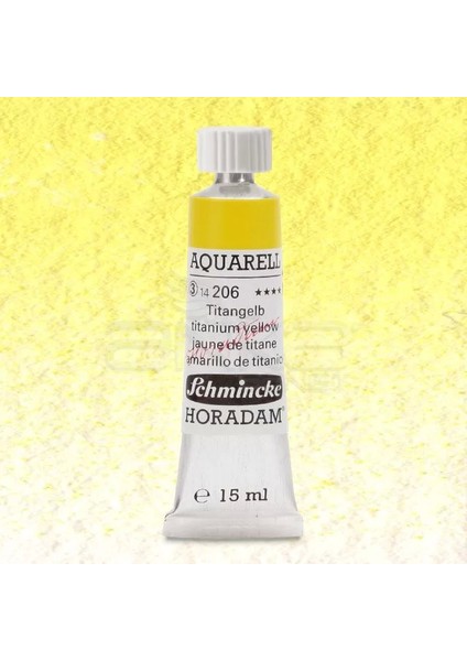 Horadam Aquarell Tube 15ML Seri 3 Titanium Yellow 206