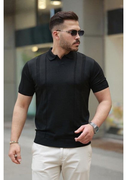 Erkek Hemşire Yaka Kısa Kollu Tişört