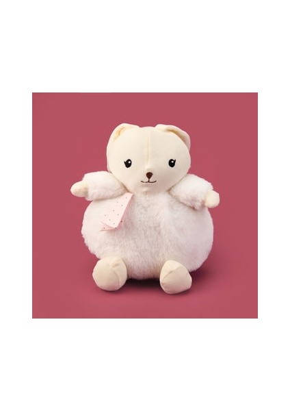 Soft Tombul Tavşan Figürlü Yastık - Bej - 26X30 cm fiyatları