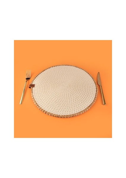 Soft Bej Kalp Nakışlı Supla - Ekru - 33X33 cm fiyatları